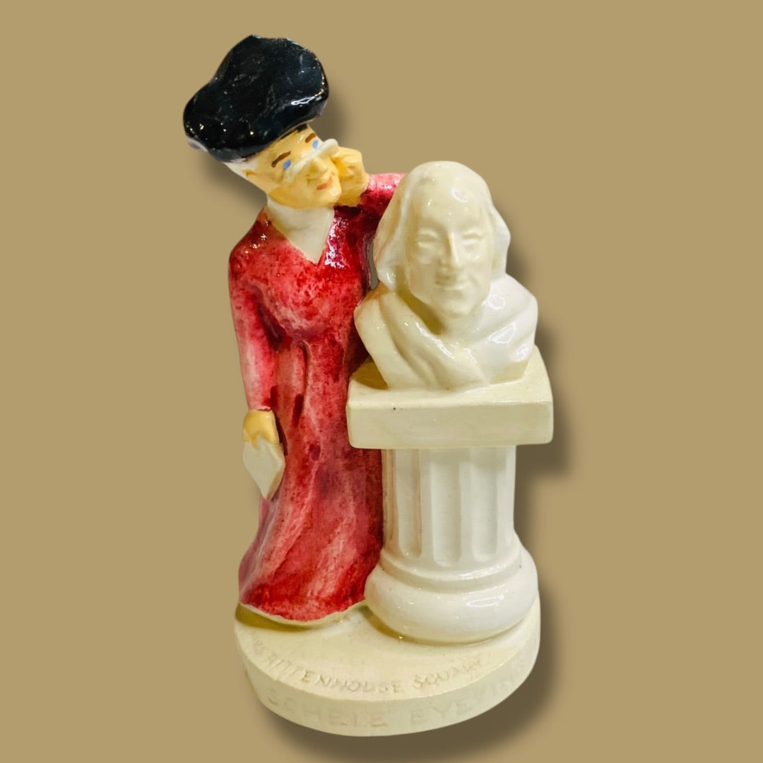 Sebastian Miniatures Figurine Mrs Rittenhouse Square Signed 3 Inch