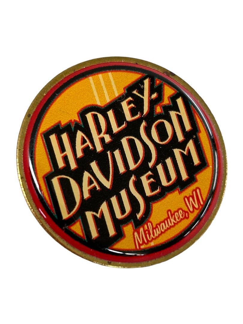 Harley-Davidson Museum Lapel Pin 1.25" Diameter Milwaukee WI