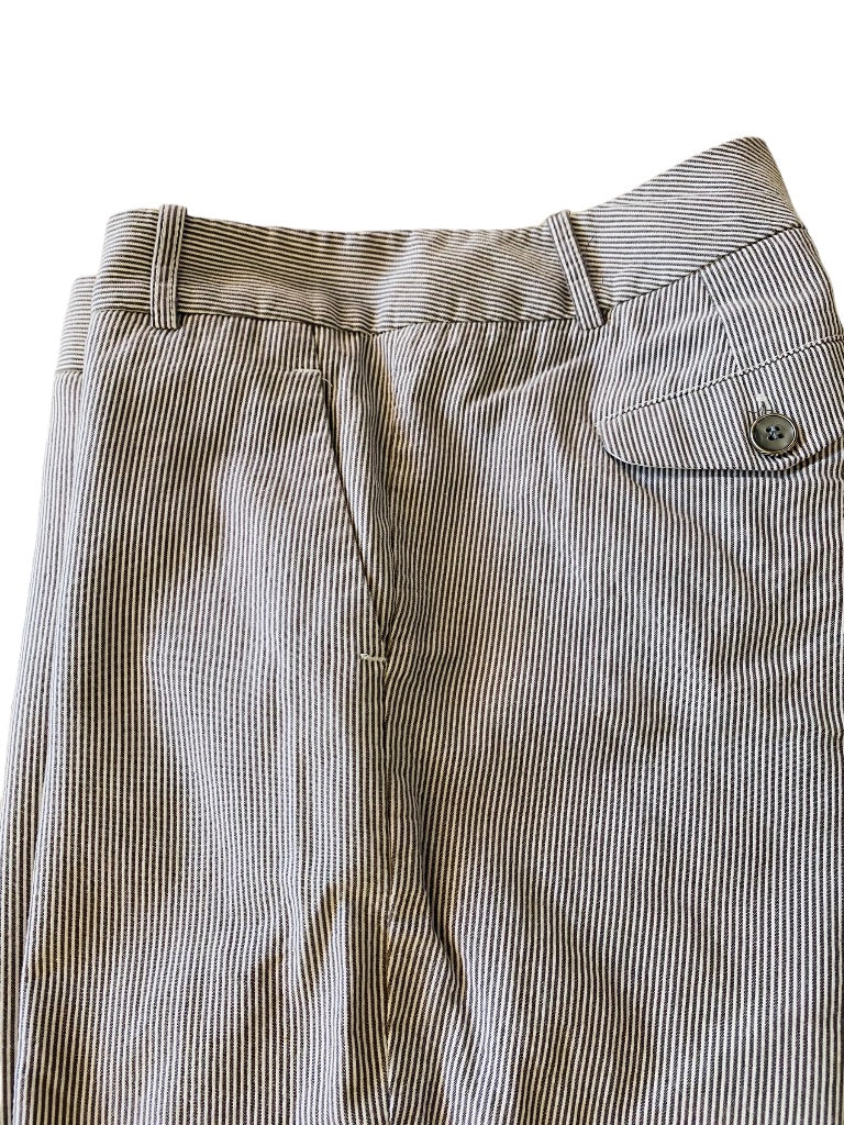 Size 0 The Limited Womens Seersucker Crop Dress Pants