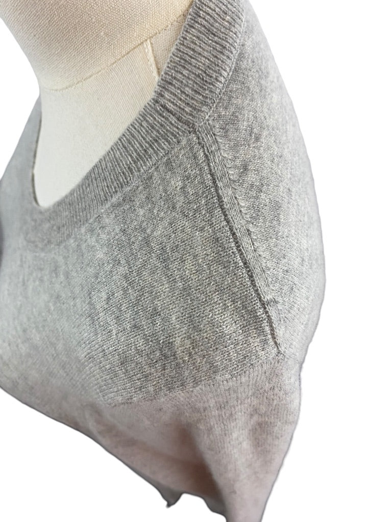 XS J.Crew Women's Wool Blend Tunic Sweater Gray Round Neck AC624
