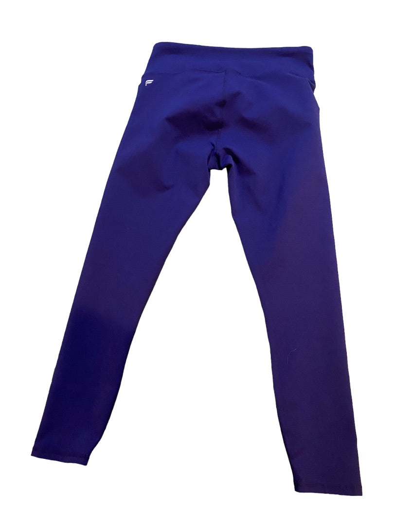 XS Fabletics Dark Blue Activewear Crop Leggings Womens 21" Inseam