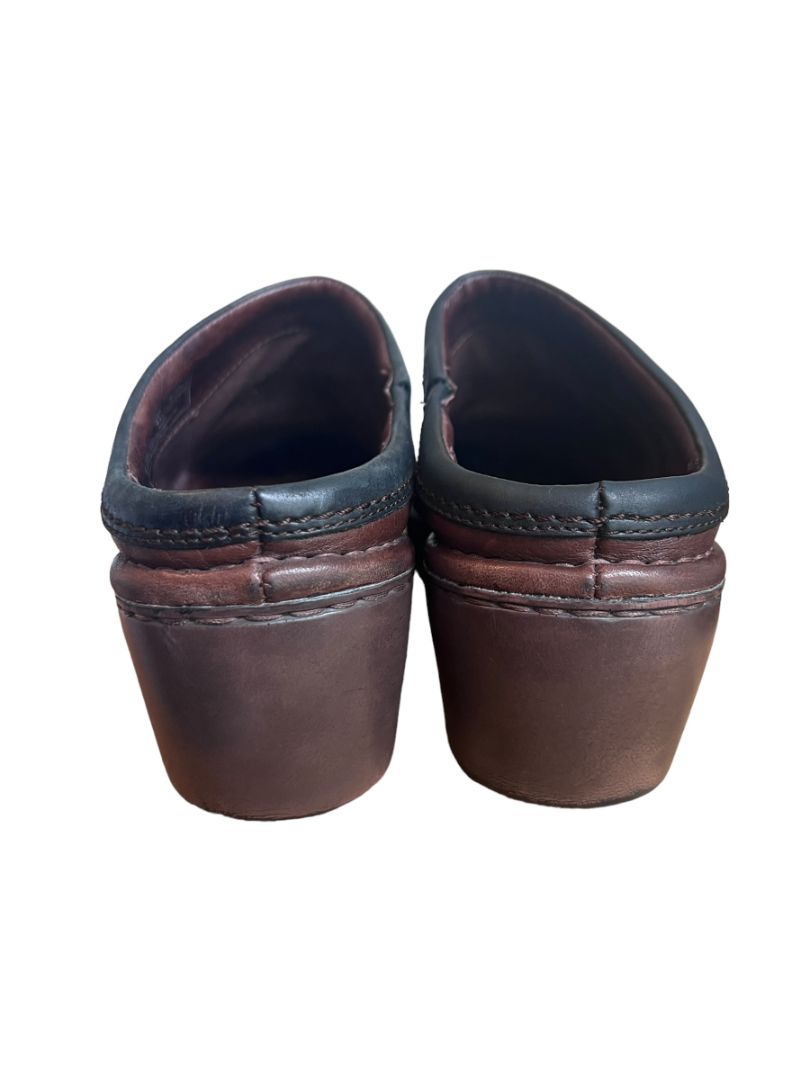 6.5 Ariat Sport Mule 20862 Brown Leather Clogs Slip On
