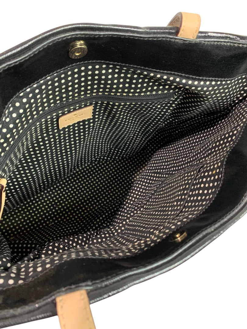 Kate Spade New York Kerryn Fulton Street Patent Tote Black Bag