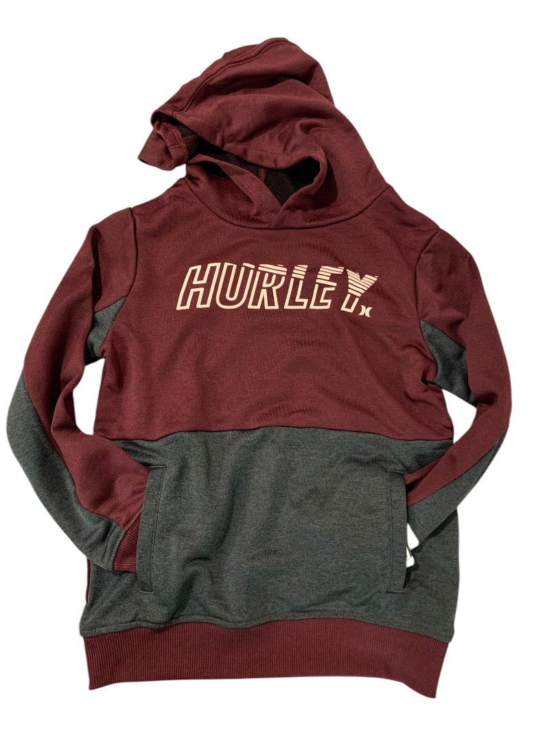Size 6 Hurley Boys Youth New Pullover Activewear Hoodie H2O -Dri