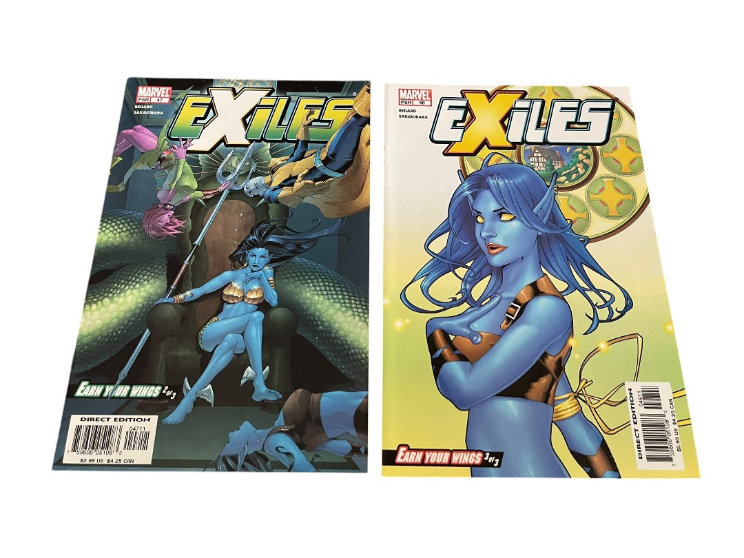 Marvel Exiles #47-54 Bedard Sakakibara Calafiore McKenna