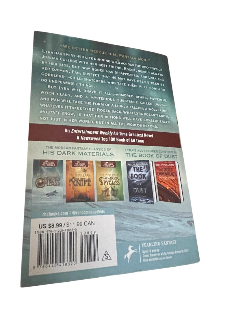 Set of 3 Philip Pullman His Dark Materials Paperback Books 1-3