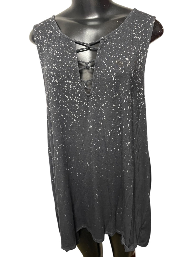 XXL American Eagle Outfitters Soft & Sexy Tank Splatter Pattern Womens Tunic Tank