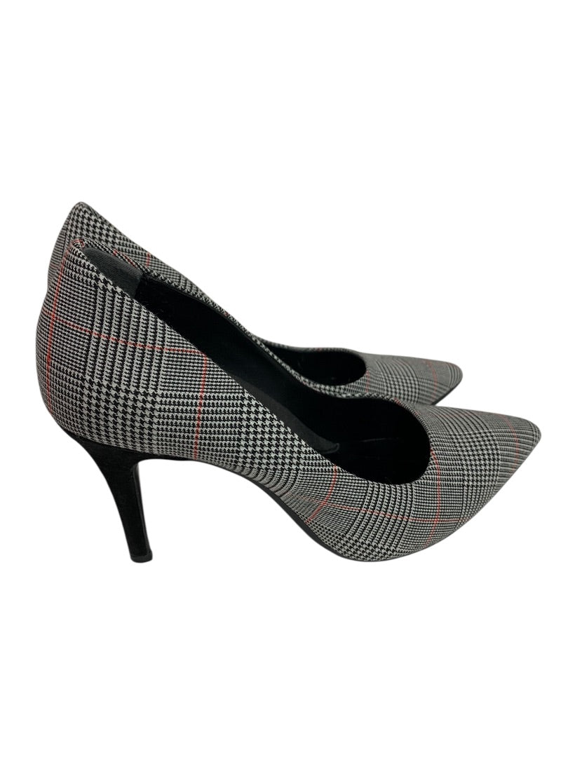 Size 6 Aerosoles Womens Plaid Black Heels Deal Breaker 3 Inch