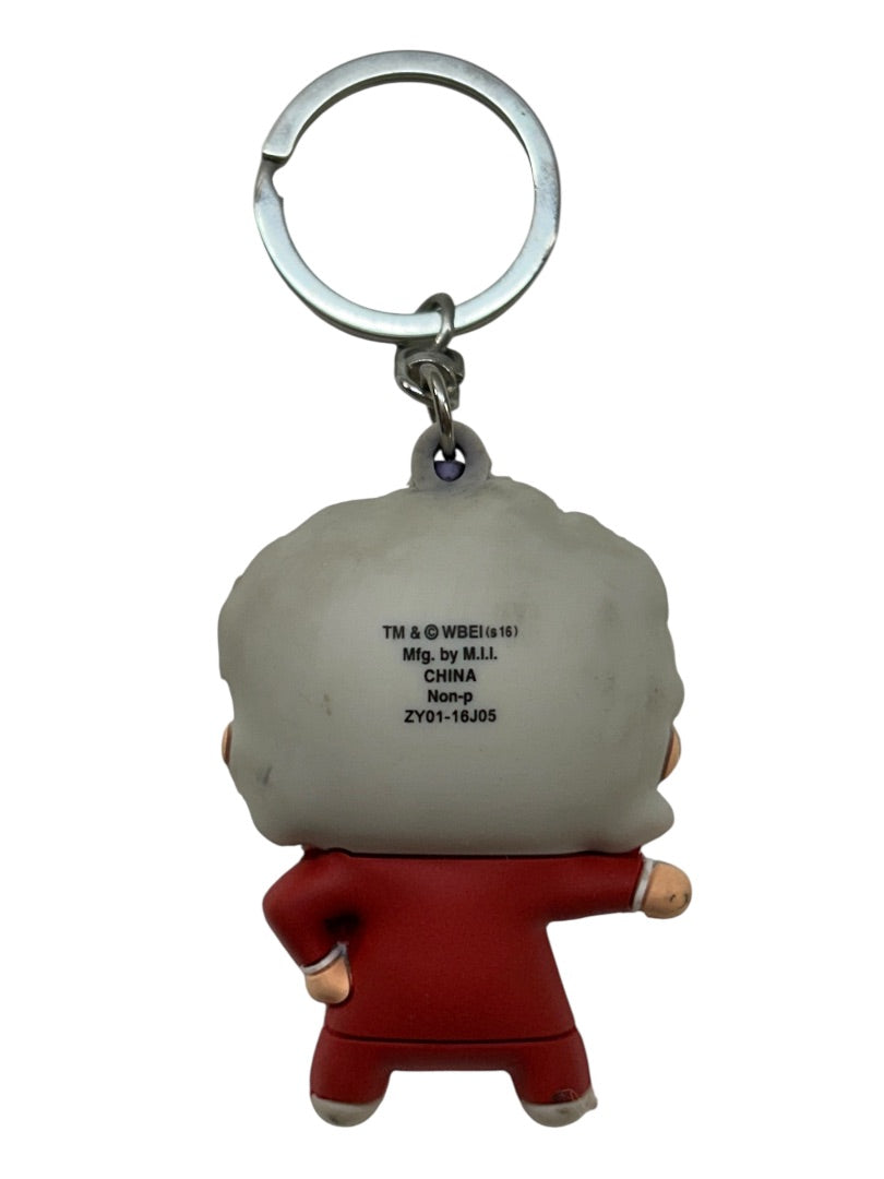 Beetlejuice Red Wedding Suit Collectible Figurine 2" Keychain Key Ring