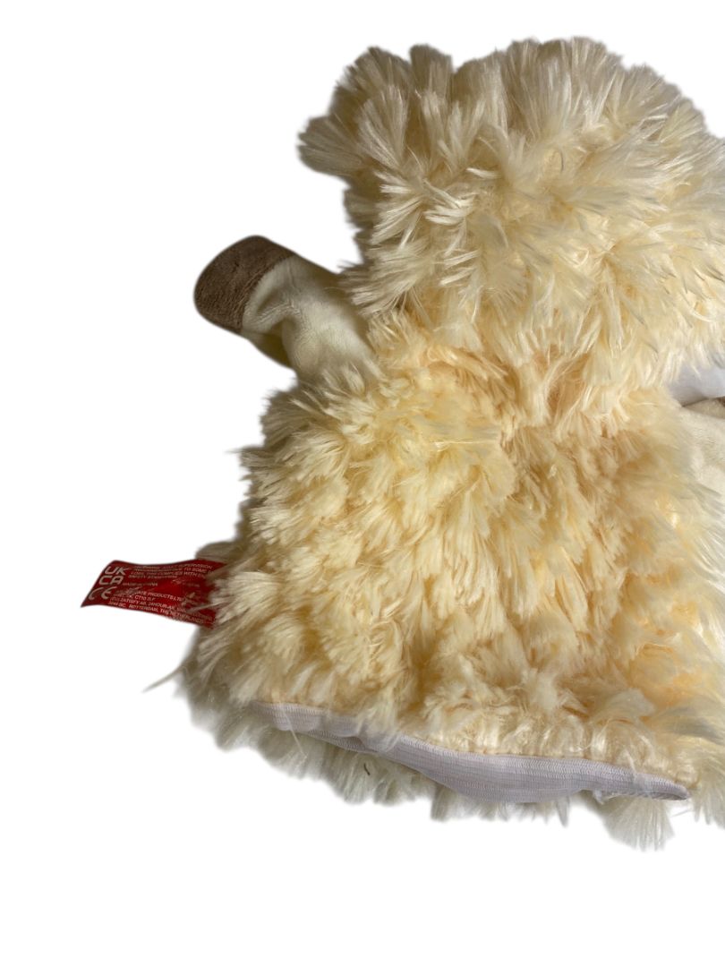 Embrace Plush Hand Puppet Sheep Ivory Stuffed Animal