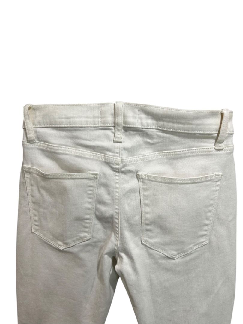 Size 26 Gap Womens White Denim Jeans True Skinny