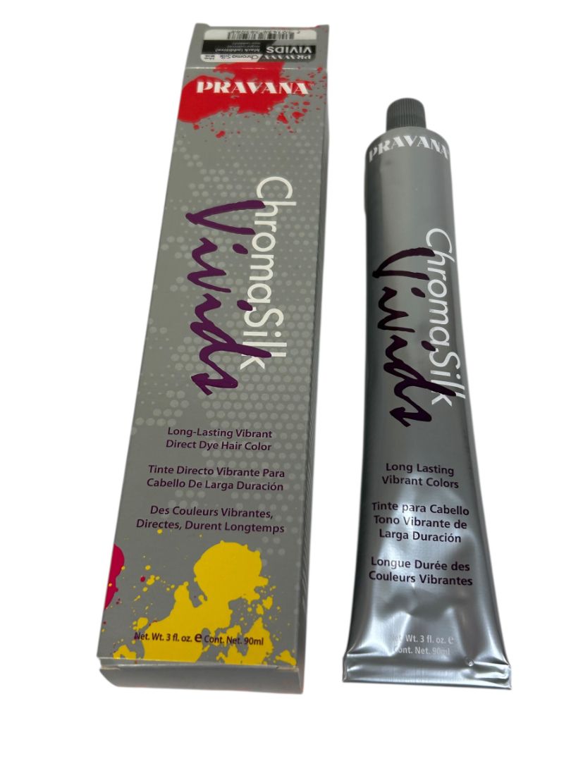 Pravana ChromaSilk Vivids Hair Color 3 oz Black Hair Color New
