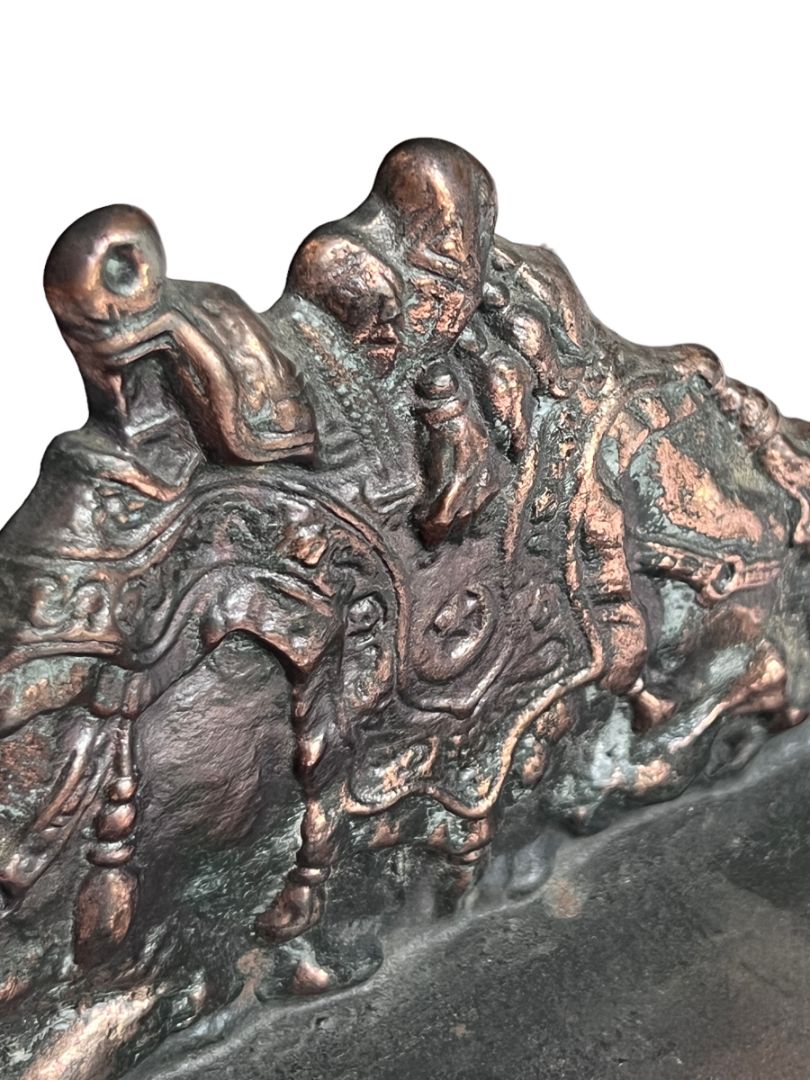 Egyptain Camels Copper Color Iron Camel Bookend The Conn Foundry