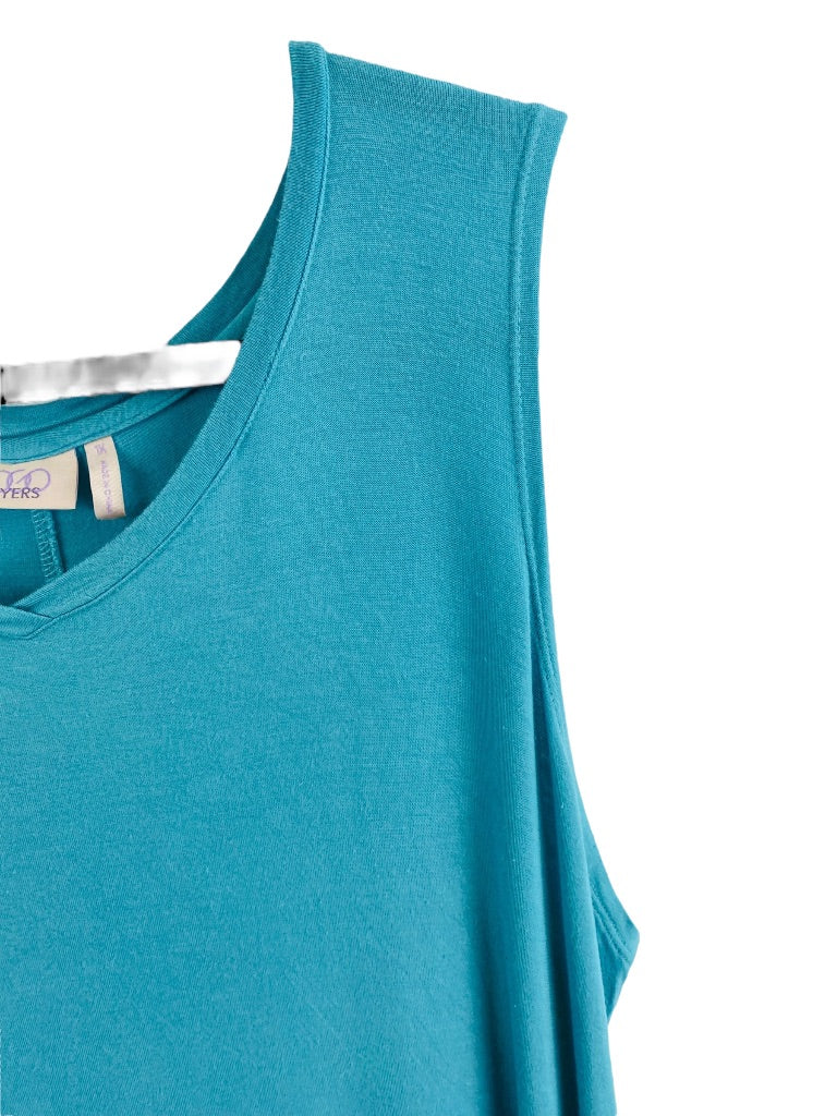 1X LOGO Layers Women's Turquoise Tunic Tank Top Soft