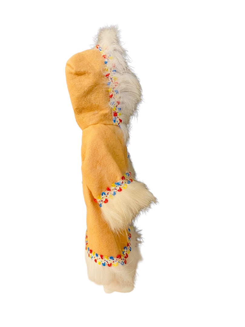 1960s ARCO Miss Alaska Eskimo Dolls of the World Set Sleep Awake Eyes 8"