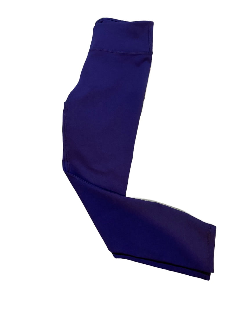 XS Fabletics Dark Blue Activewear Crop Leggings Womens 21" Inseam