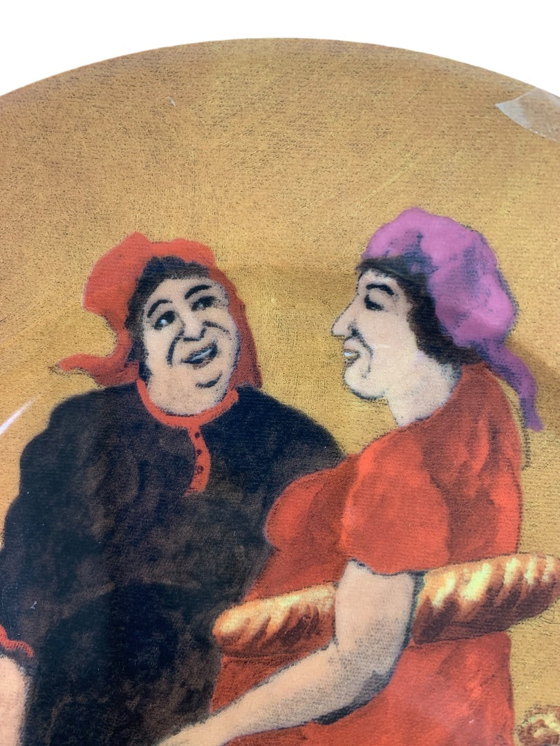 Guy Buffet Tuscan Storefronts Salad Plate Panetteria Gossip 8 Inch