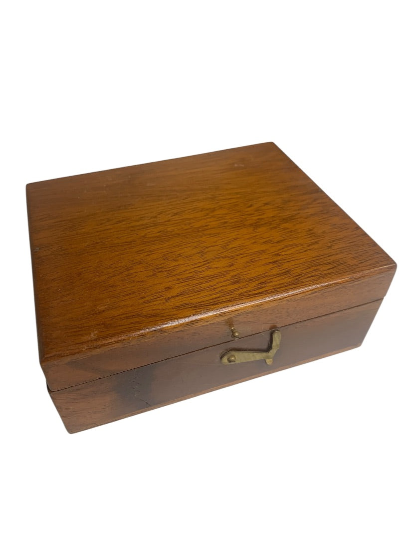 Vintage Lot of 25 Jewelers Weights in Wooden Box Apothecary Medical B