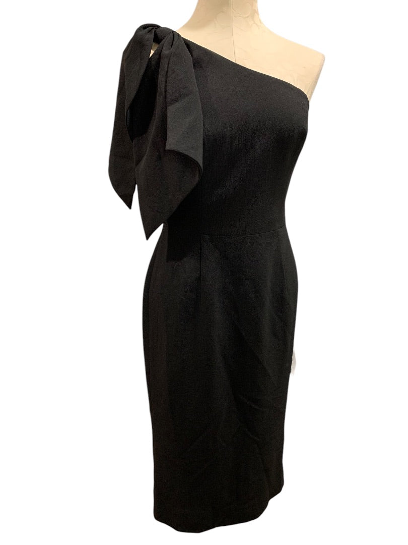 Medium Dress The Population New Black Dress Tiffany Asymmetrical Bow Conshy Consignment Medium Dress The Population New Black Dress Tiffany Asymmetrical Bow Conshy Consignment