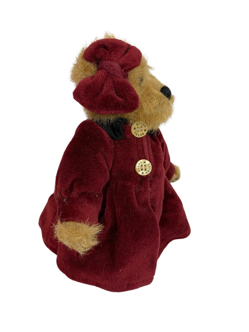Boyds Bears Plush Jointed 1990s Red Velvet 6 Inch Articulated