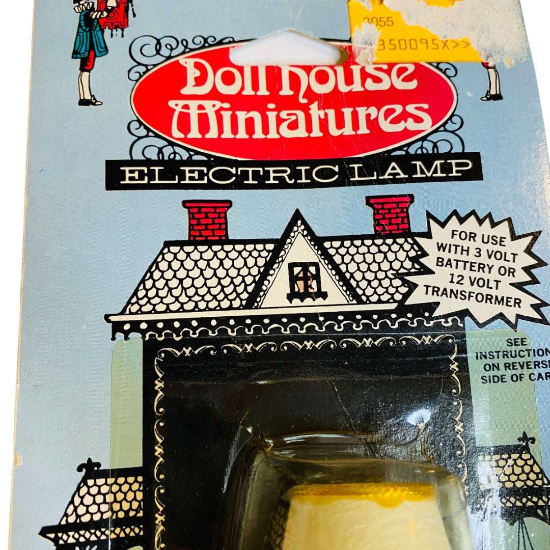 Vintage Dollhouse Miniatures Electric Lamp 1:12 Scale Spare Bulb