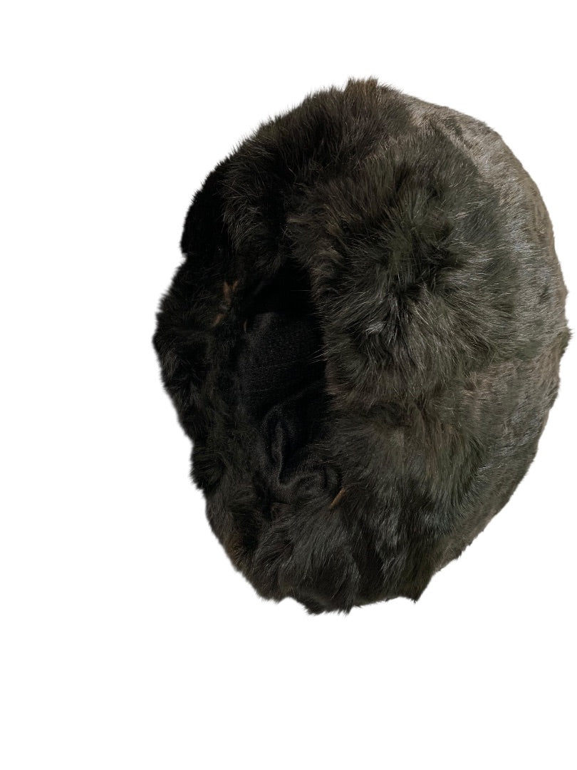 1960s Fur Muff Warm Winter Vintage Hand Warmer 12 Inch
