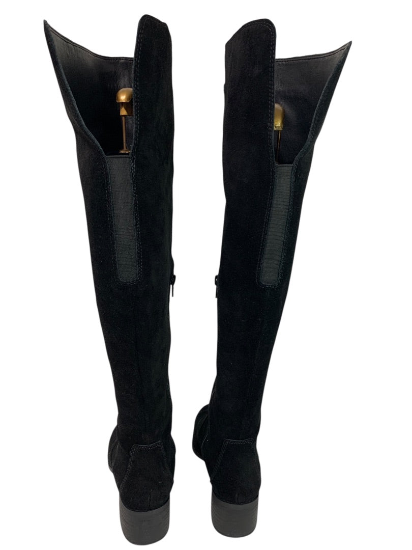 Size 6 Corso Como Womens Black Suede Over Knee Boots Loval