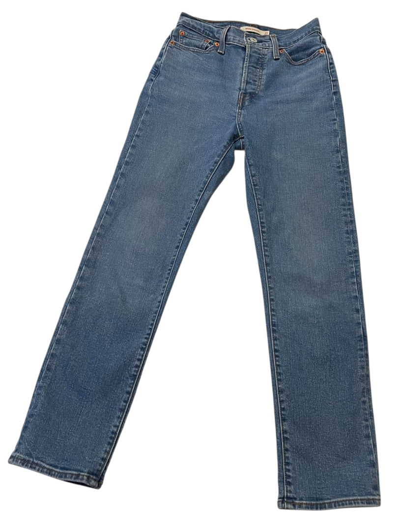 Size 25 Levi Strauss & Co Wedgie Straight Denim Womens Jeans Buttonfly
