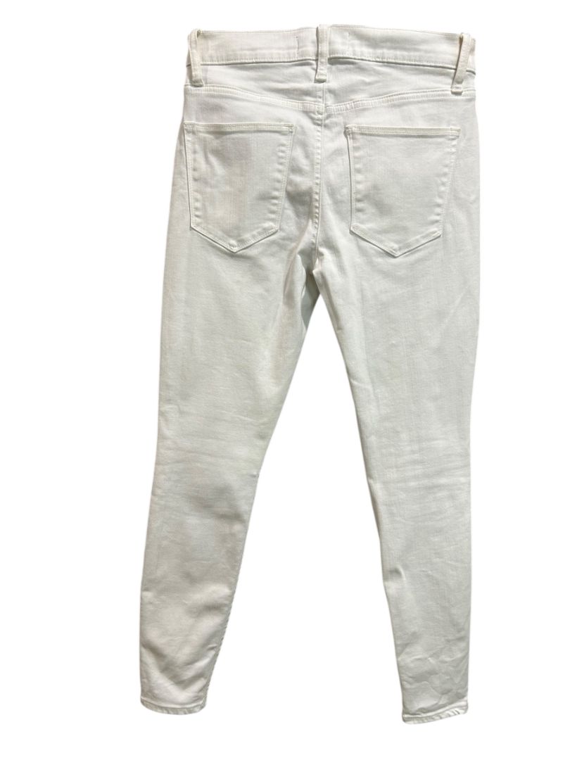 Size 26 Gap Womens White Denim Jeans True Skinny