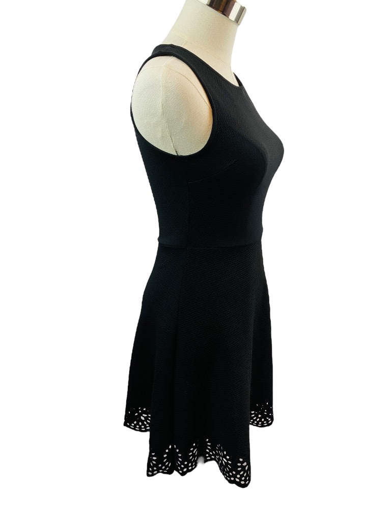 Small Beach Royal Women's Black A-Line Lightweight Sleeveless Dress Stretch