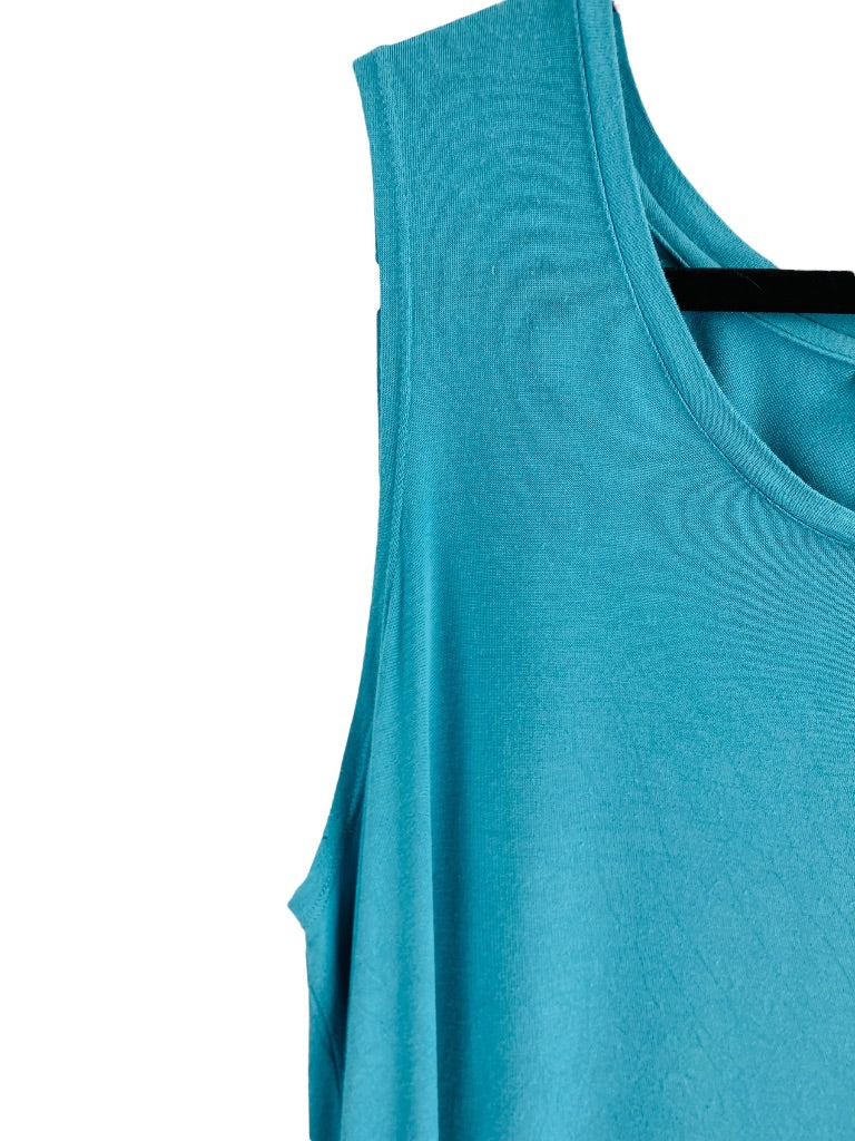 1X LOGO Layers Women's Turquoise Tunic Tank Top Soft