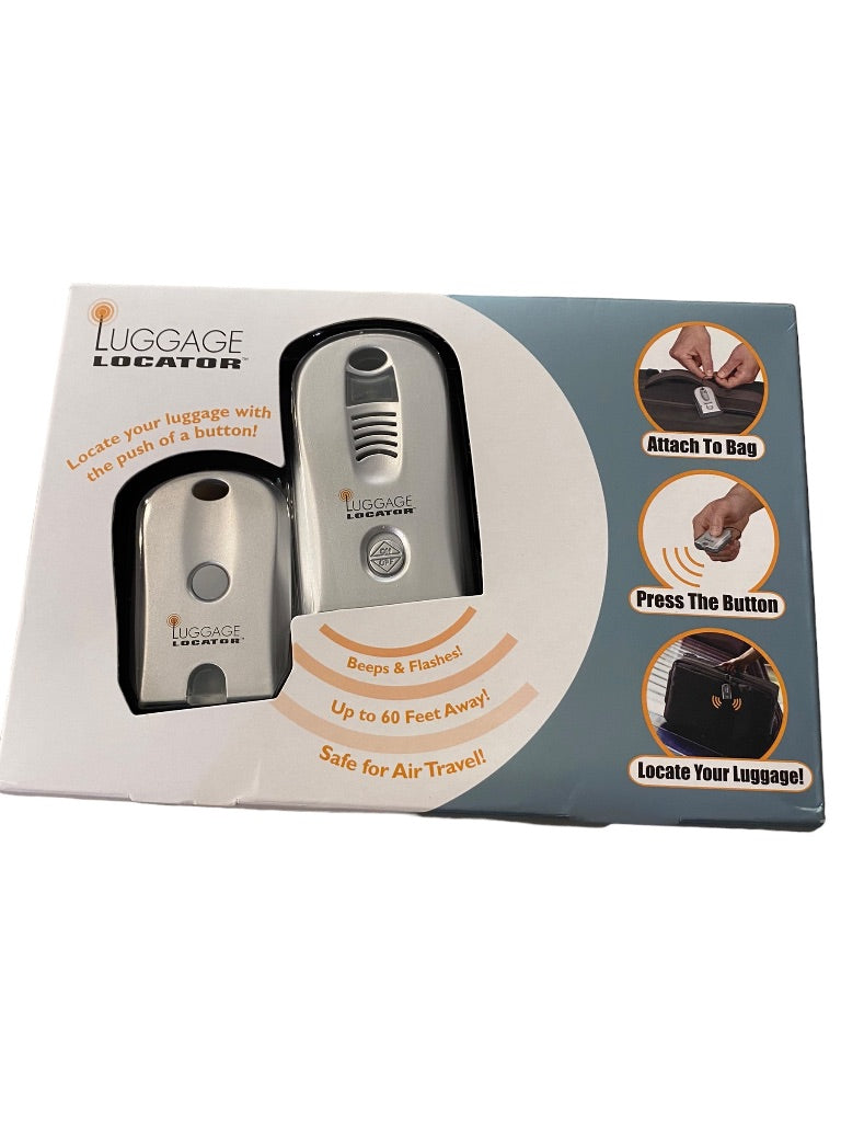 Luggage Locator Remote Gift Set Silver 48875 New