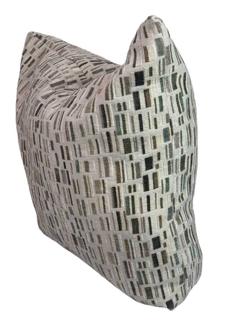 Throw Pillow Waterfowl Fill Accent 21 x 21 Inches Textured Neutral Tones