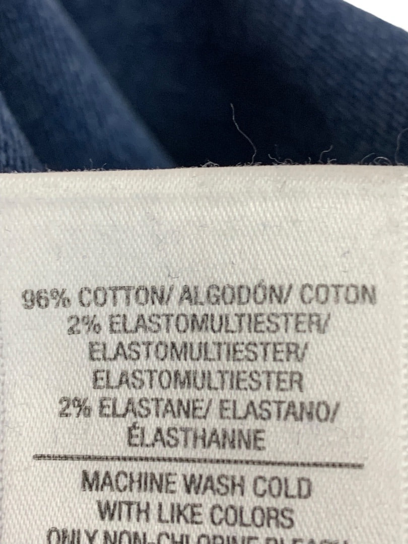 Size 24 Hudson Blair High Rise Straight Crop Jeans Stretch Denim