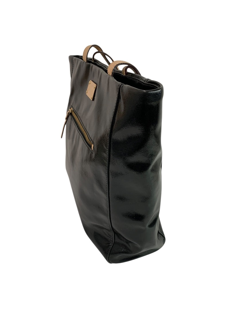 Kate Spade New York Kerryn Fulton Street Patent Tote Black Bag