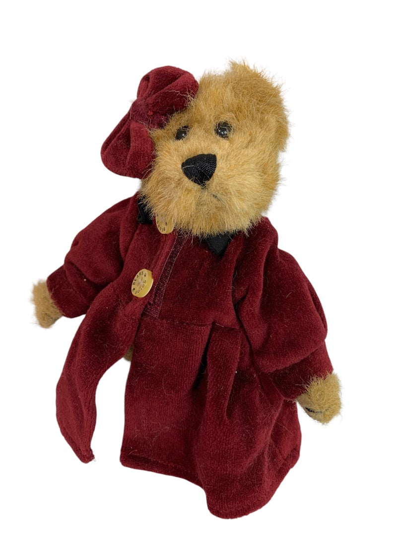 Boyds Bears Plush Jointed 1990s Red Velvet 6 Inch Articulated