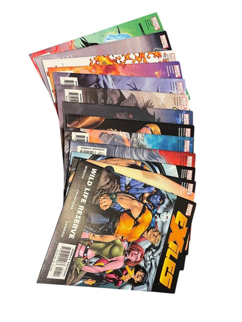 Marvel Exiles #17-29 Winick Clalfiore Cannon Walker Coleby Austen Henry Morales