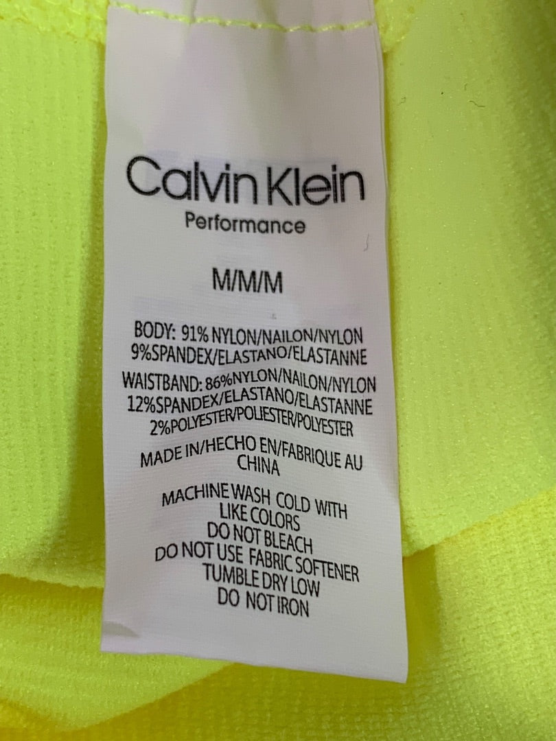 Medium Calvin Klein Performance Womens New Thin Rib Leggings 7/8 High Waist