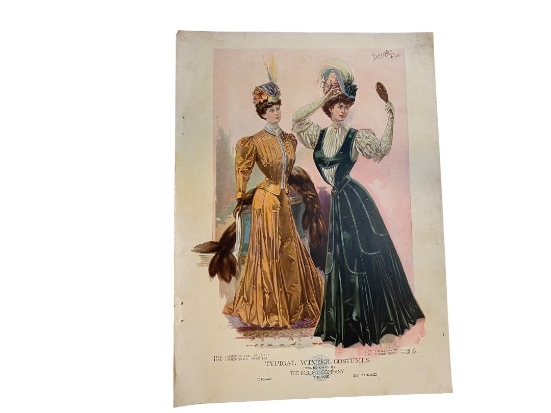 The Standard Designer Antique Ephemera McCalls Advertisements Junk Journal