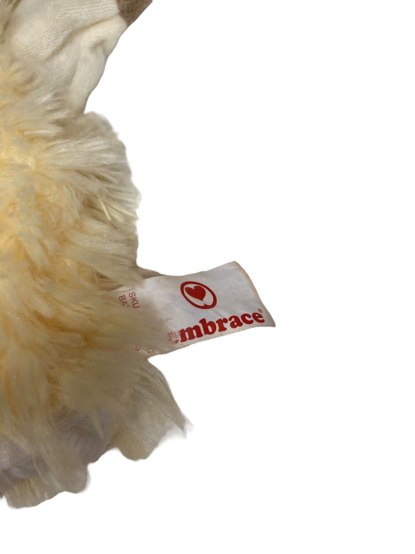 Embrace Plush Hand Puppet Sheep Ivory Stuffed Animal
