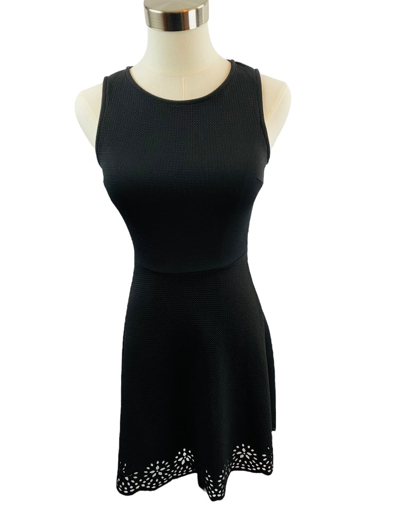 Small Beach Royal Women's Black A-Line Lightweight Sleeveless Dress Stretch