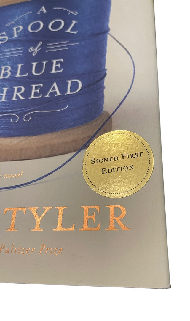 A Spool of Thread Anne Tyler Signed First Edition Hardcover Book