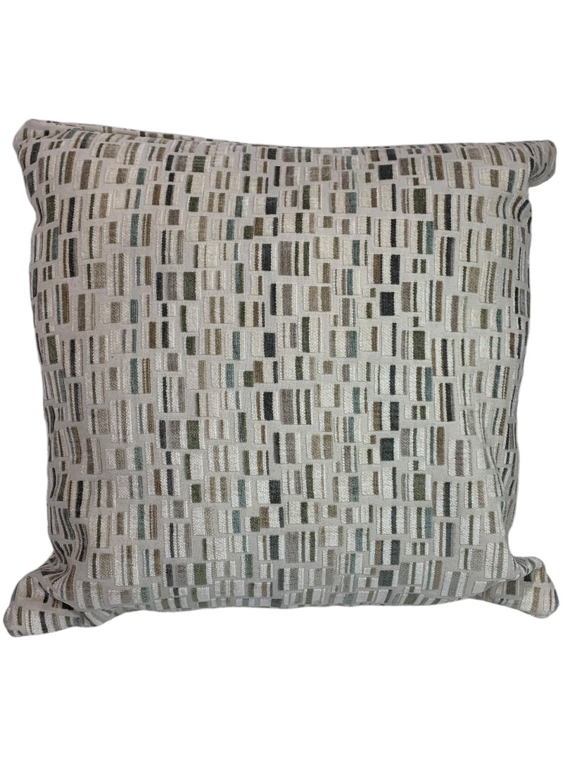 Throw Pillow Waterfowl Fill Accent 21 x 21 Inches Textured Neutral Tones