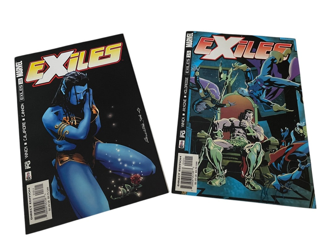 Marvel Exiles #15 & 16 Winick McKone Holdredge Calafiore Cannon