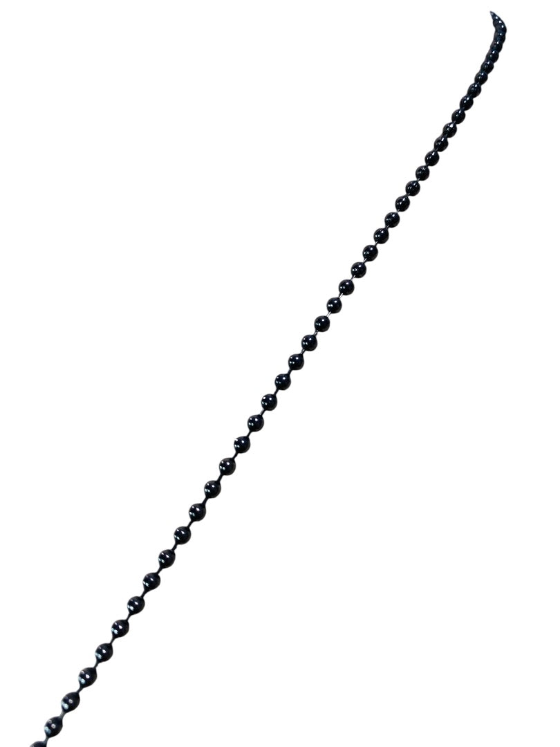 Bronze Color Necklace Bead Chain Skeleton Key Pendant 30"