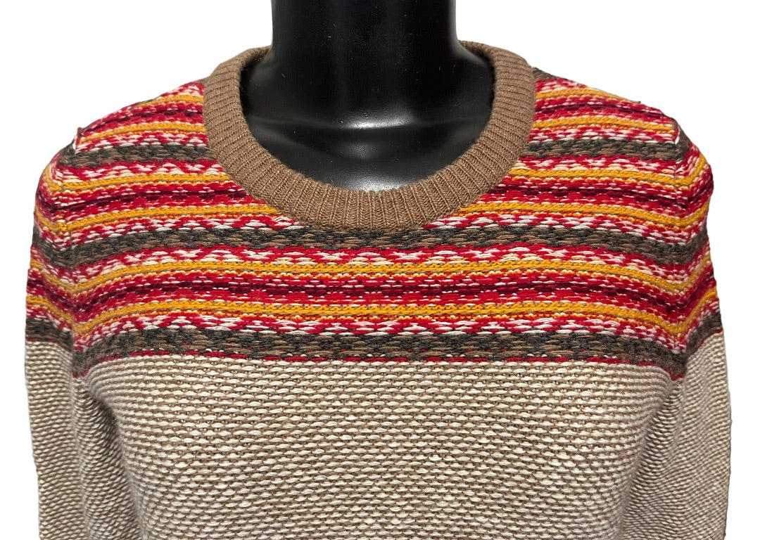 XS Madewell Women's Wallace Whistler Fair Isle Sweater Rabbit Hair Wool Blend