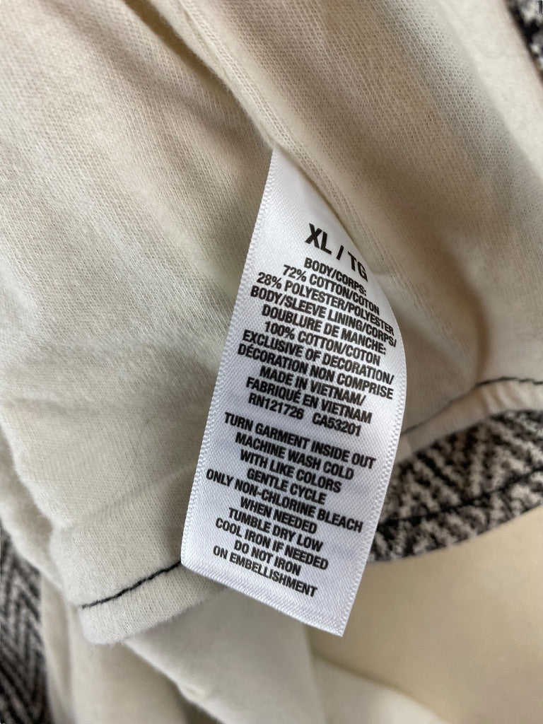 XL Aeropostale Junior Women's New Print Ponte Knit Blazer Jacket