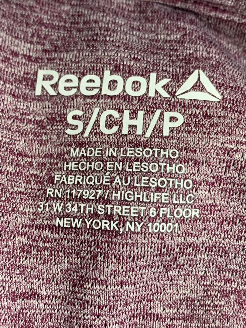Large Reebok Womens Legend Hoodie Shirt Potent Purple Heather