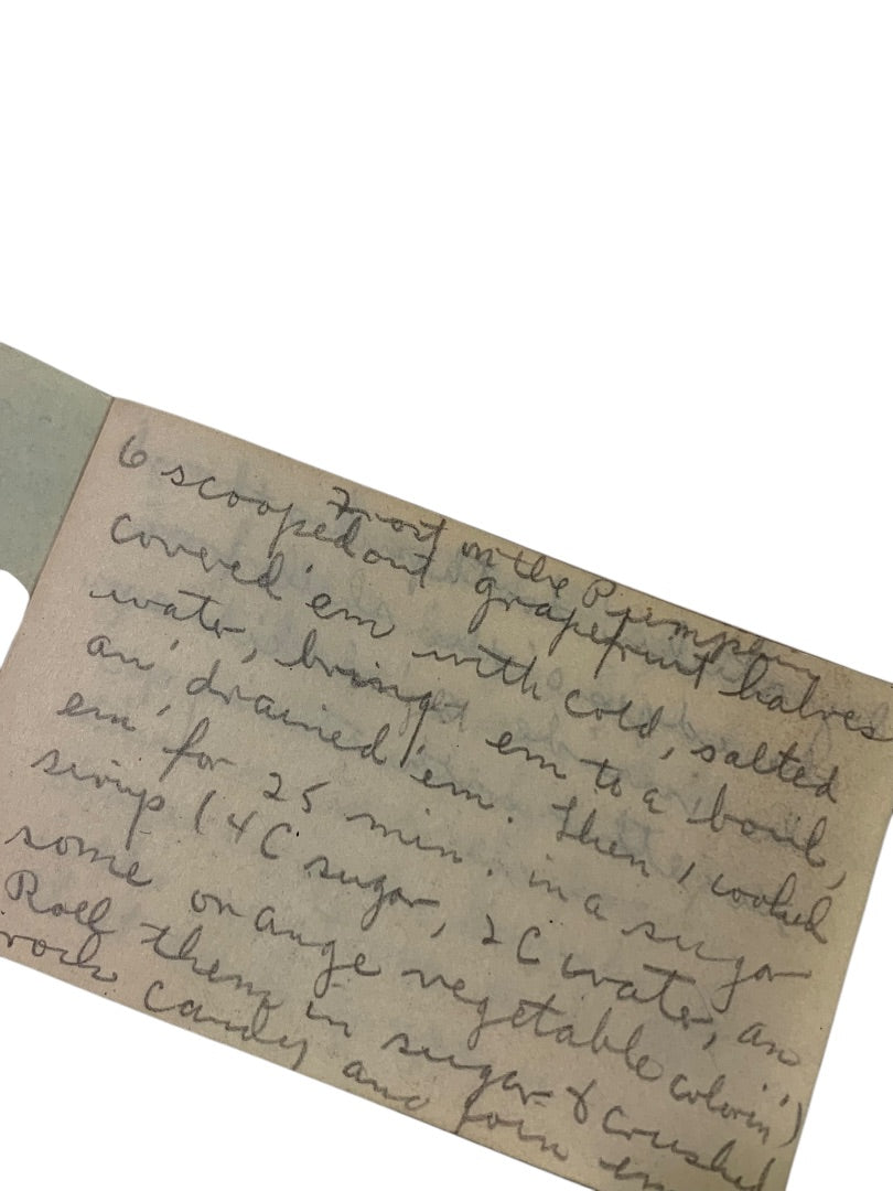 1936 Bond Clothes Promotional Notepad Scranton PA 3.7" x 2.2"