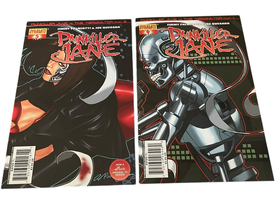 Dynamite Painkiller Jane #4 & 5 Jimmy Palmiotti & Joe Quesada